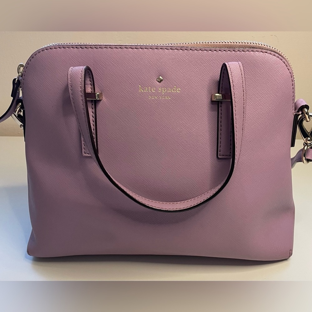 Kate Spade Cedar Street Lavender Maise satchel purse